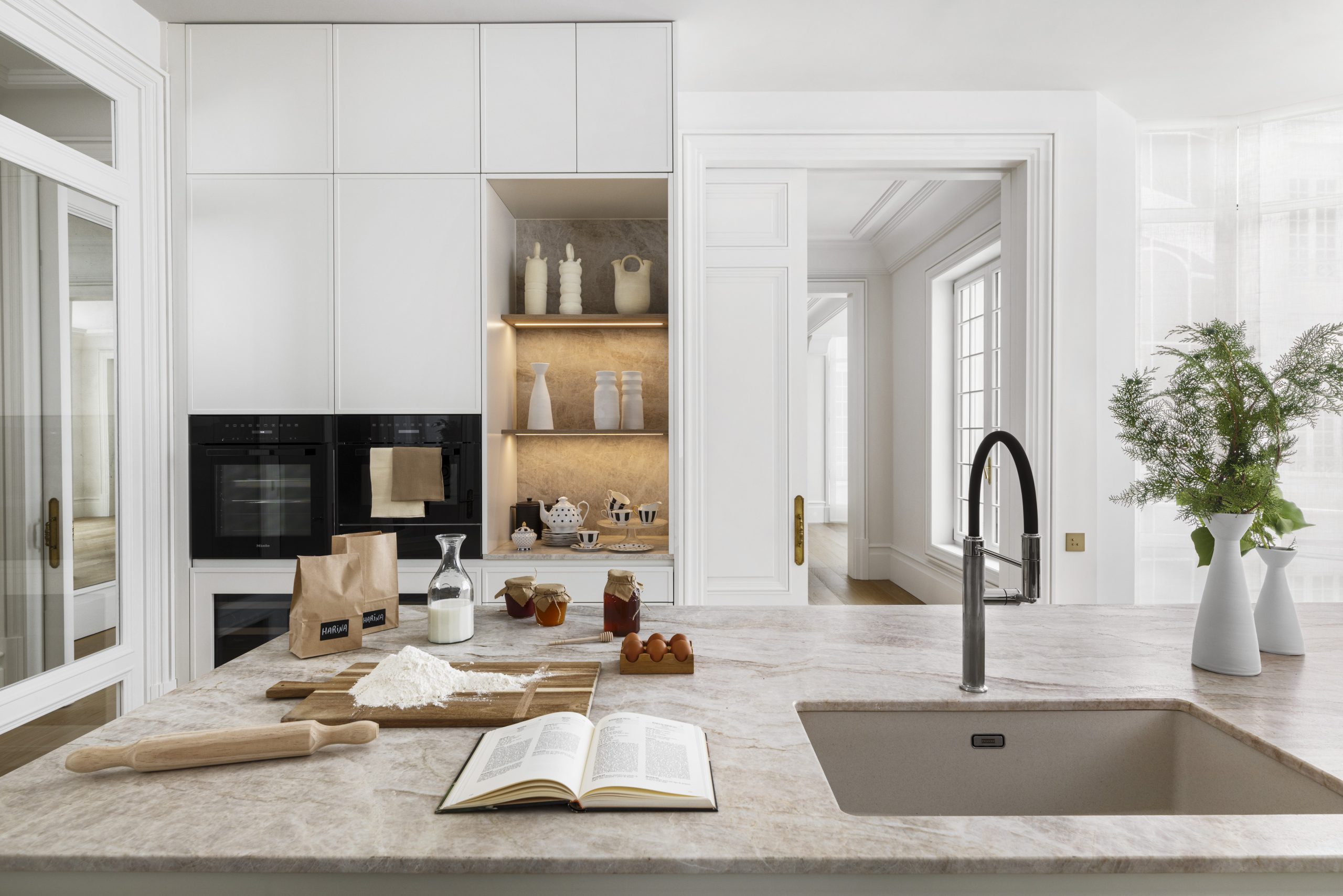 Cocinas Río | Segundo proyecto del modelo Bahía: una nueva interpretación de la cocina con isla